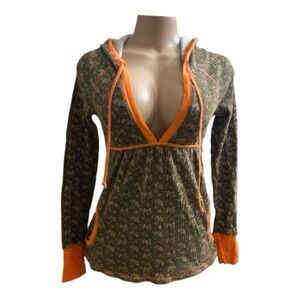 Free People Multicolor Knit Top
